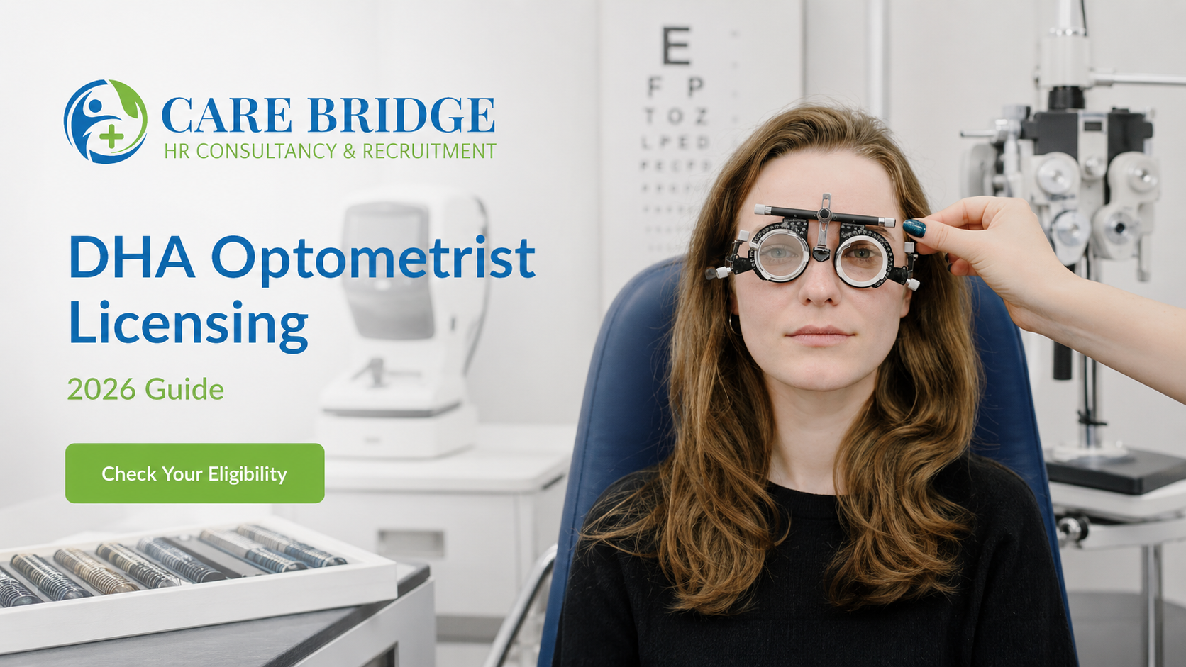 DHA license for optometrists in Dubai - Care Bridge guide