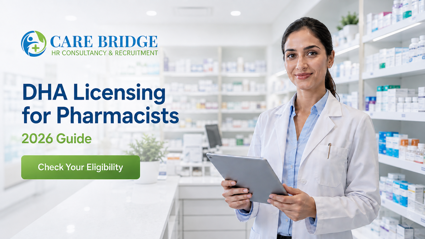 DHA license for pharmacists in Dubai - Care Bridge guide