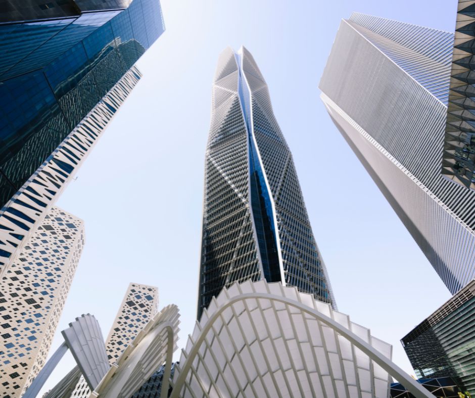 Modern city architecture in Oman